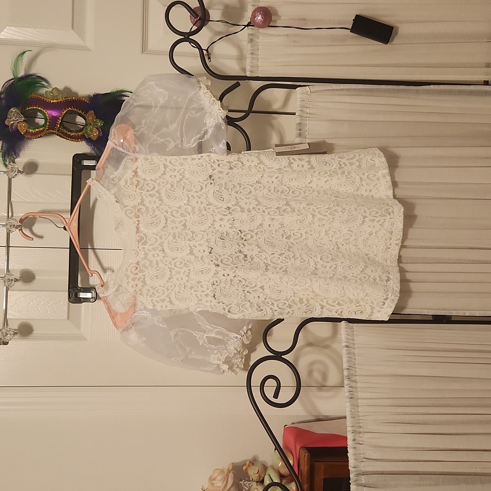 NWT Melagrano rico lace top